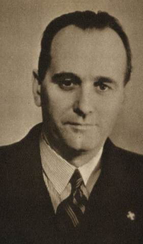 Karl Hareiter 1936. Quelle: Radio Wien, 13.3.1936, 4, abgerufen über ANNO/Österreichische Nationalbibliothek Porträt, Schwarz-Weiß-Foto