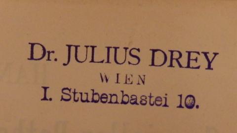 Stempelabdruck Name und Adresse